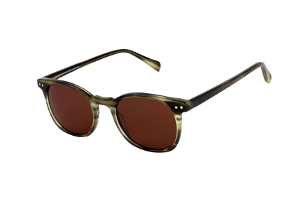 Arrow Sunglasses (Brown) Angled View