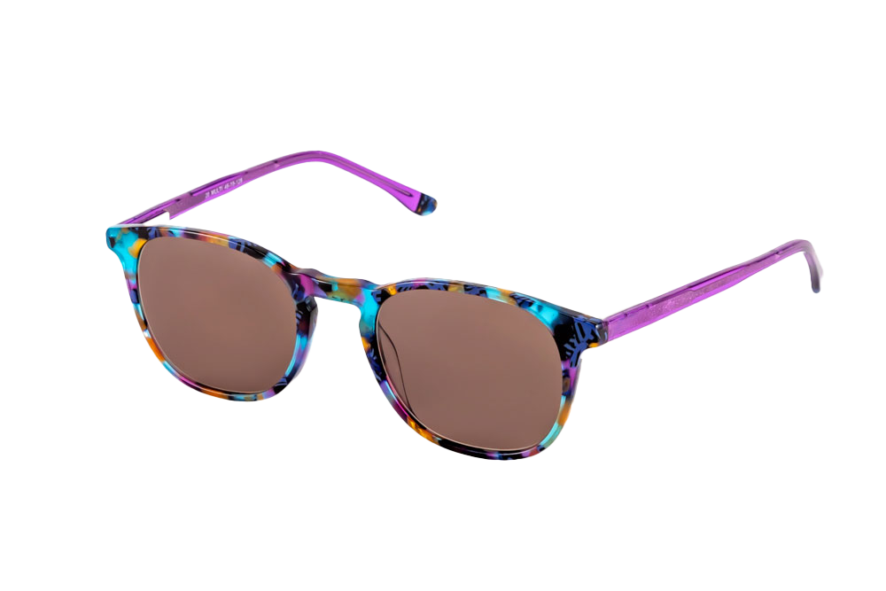 Elsa Kids Sunglasses Readers (Brown) Angled View